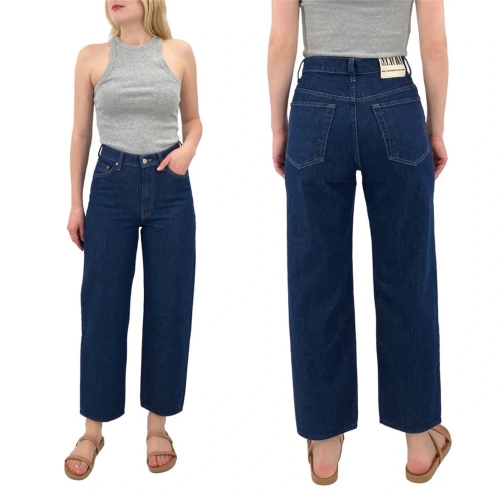 Snacks MOTHER Jeans Double Stack Ankle Cold Brew Tapered High Rise Size 25 - Picture 1 of 16